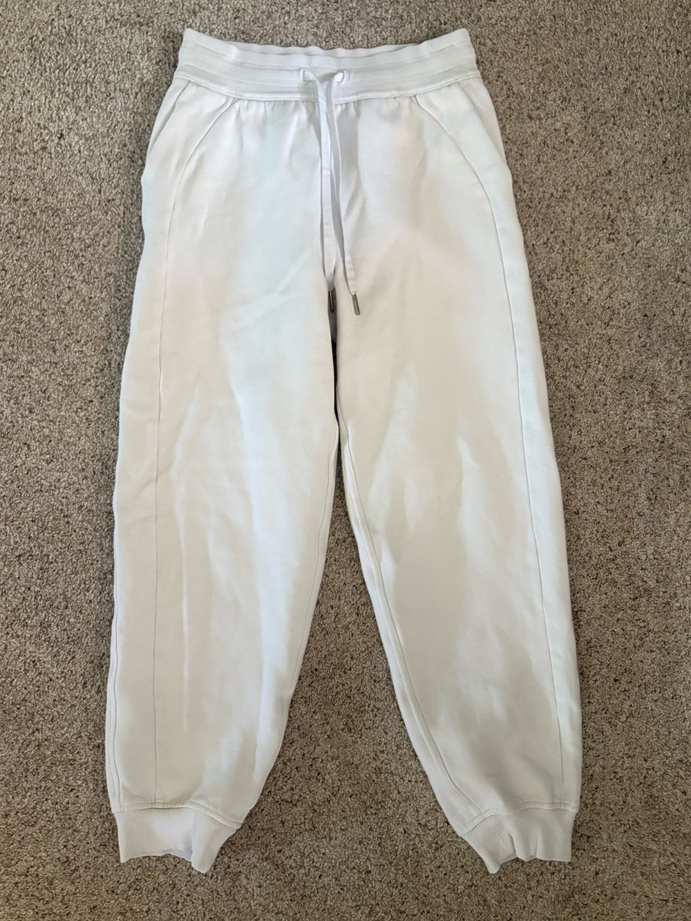 lululemon athletica white Scuba Drawstring Jogger Pants